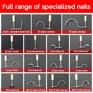 Clou à béton monobloc intégré, silencieux et sans pollution, mini clou à tirer, norme GB, pour fixation de plafonds - Product Image 6