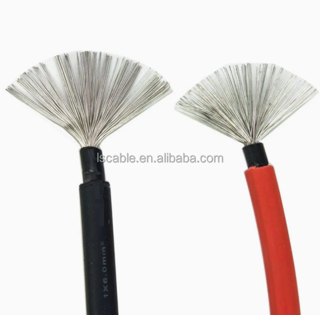 New Energy Cable 6mm² Solar DC PV Cable Weatherproof for Photovoltaic Systems
