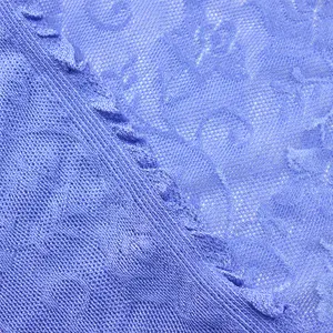 Nylon Spandex Fabric Nylon Spandex Luxury Embroidery Lace Fabrics For Dress And Underwear