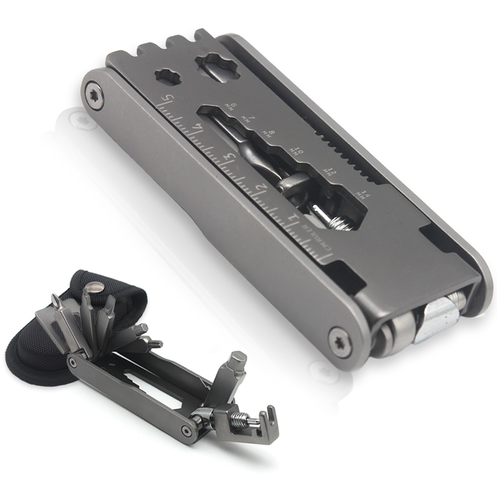 New bicycle combination repair tool multifunctional hexagon screwdriver pump repair parts durable mountain bike scooter general