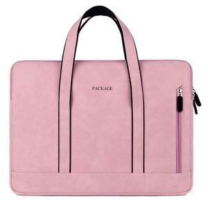 14 Inch Life Briefcase Leather <b>Laptop</b> Tote Bags <b>for</b> <b>Womens</b> With Pocket <b>Women</b> <b>Laptop</b> Bags pink Pu - Product Image 1