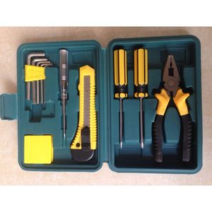 11 Piece Repair Tool Kit Automotive Hardware Combination Set With Hex Keys Screwdrivers Pliers Blade In Case For Car Maintenance - Product Image 1