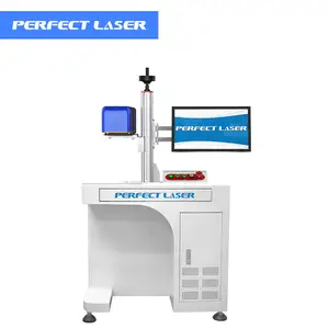 Laser sempurna IPG 20w 50w 100w 3D permukaan lengkung dinamis serat pemfokusan Laser menandai mesin pengukir untuk logam dan tidak Logam