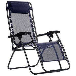 Grand fauteuil de relaxation pliant en maille pour extérieur, zéro gravité, pour la plage, avec pièces détachées - Product Image 4