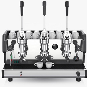 Cafetera Profesional, Cafetera Espresso Comercial Semiautomática de Tres Grupos - Product Image 3