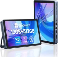 Mini PC N150 (hasta 3.6GHz) 12GB RAM DDR5 512GB SSD Win 11 Pro Pantalla LCD de Escritorio 4K 60Hz Doble LAN 1000M