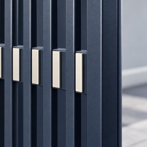 Portail coulissant intelligent, durable et moderne en aluminium pour villa et appartement, portail d'entrée principal extérieur en fer durable - Product Image 4