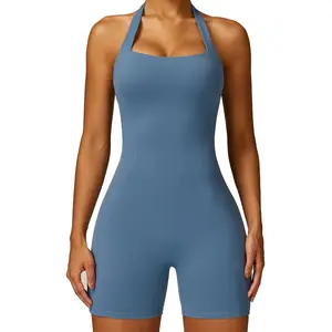 Activewear üreticileri özel yeni gelenler rahat kadınlar tek parça tulumlar düz tulum tulum kadınlar güz tulum