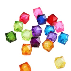 Acrylic Square Beads 10mm Loose Beads For Jewelry Making DIY Craft <b>Material</b> - Product Image 4