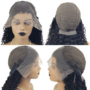 Importazione all'ingrosso 100% capelli umani parrucca con chiusura in pizzo capelli allineati spedizione veloce fornitore indiano - Product Image 1