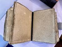 Journal à couverture rigide en cuir avec imprimé Nouvelle Ère Terre Mère, fermoir métallique et papier vintage à bords festonnés – Cadeau idéal
