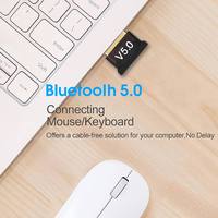 Transmisor adaptador USB 5,0, receptor de Dongle de Audio inalámbrico para ordenador, PC, portátil, con función de reproducción, accesorios de Audio y vídeo