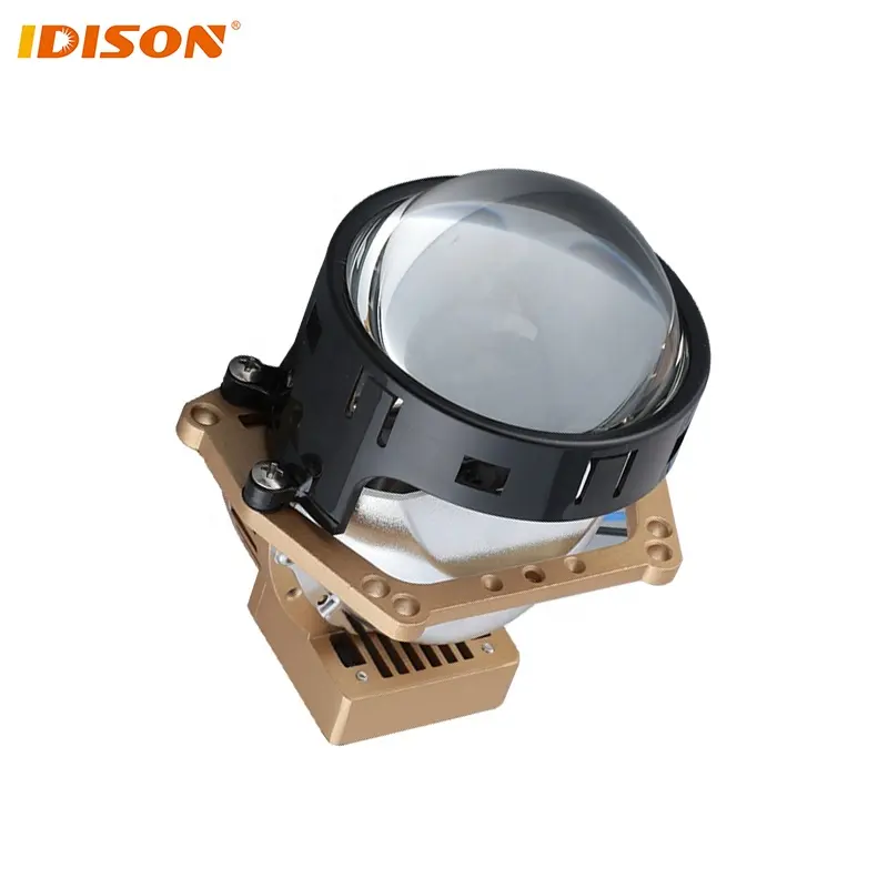 IDISON T3J 12V phare Laser Mini conduite lumière moto H4 Bi phares Led projecteur lentille pour voiture