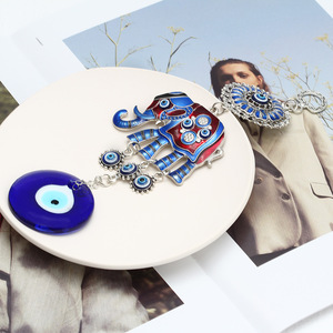 Jajazar — pendentif <span class=keywords><strong>mural</strong></span> mauvais œil bleu turc, décoration, amulettes, ornement de voiture, maison, jardin, <span class=keywords><strong>porte</strong></span>-clés, Protection, cadeau <span class=keywords><strong>porte</strong></span>-bonheur - Product Image 2