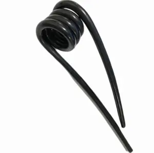 Multi-Specification Black Glossy Copper 2Core Power Cord PU/PVC Spiral Cable Wire Assembly For Electrical Equipment