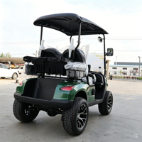 Nouveau design, voiturette de golf électrique 3 ou 4 places, véhicule utilitaire routier, moteur de golf, batterie 72V, voiture de club, voiture de tourisme, buggy de golf électrique