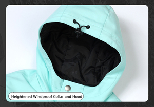 <span class=keywords><strong>Ropa</strong></span> de esquí de invierno impermeable para <span class=keywords><strong>niños</strong></span> y niñas, equipo grueso y cálido para exteriores, cierre de cremallera, estampado, esquí del noreste, transpirable - Product Image 4