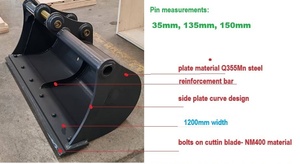 Mini-excavatrice SANY SY35, godet à boue, largeur 1000 mm, 2 tonnes, garantie 1 an, rapport fourni - Product Image 2