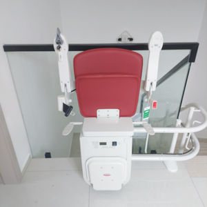 <span class=keywords><strong>Monte</strong></span>-<span class=keywords><strong>escalier</strong></span> électrique en acier robuste pour personnes âgées, accessibilité à domicile, mécanisme de traction, durable et facile à installer - Product Image 2