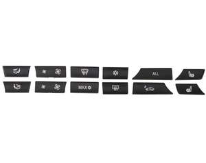 Juego de Cubiertas para Interruptores de Ventilación de Aire Acondicionado para el Panel de Control del Aire Acondicionado del Tablero de Instrumentos del Automóvil para BMW F10 - Product Image 1