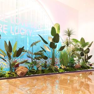 <span class=keywords><strong>ต้น</strong></span><span class=keywords><strong>กล้วย</strong></span>ประดิษฐ์ขนาดใหญ่ ตกแต่งภายในอาคารด้วยตาข่ายไหมไบโอนิค เหมาะสำหรับตกแต่งสำนักงาน บันได และจัดสวน - Product Image 4