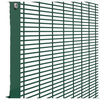 Panneau de clôture de sécurité 358 de haute qualité 4x76.2x12.7mm V-Mesh anti-escalade pour prison