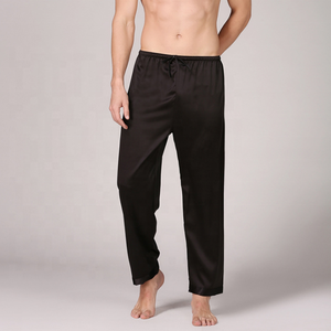 <span class=keywords><strong>Pantaloni</strong></span> da <span class=keywords><strong>uomo</strong></span> di alta qualità per dormire morbidi <span class=keywords><strong>pantaloni</strong></span> lunghi in raso di seta <span class=keywords><strong>pantaloni</strong></span> Lounge - Product Image 3