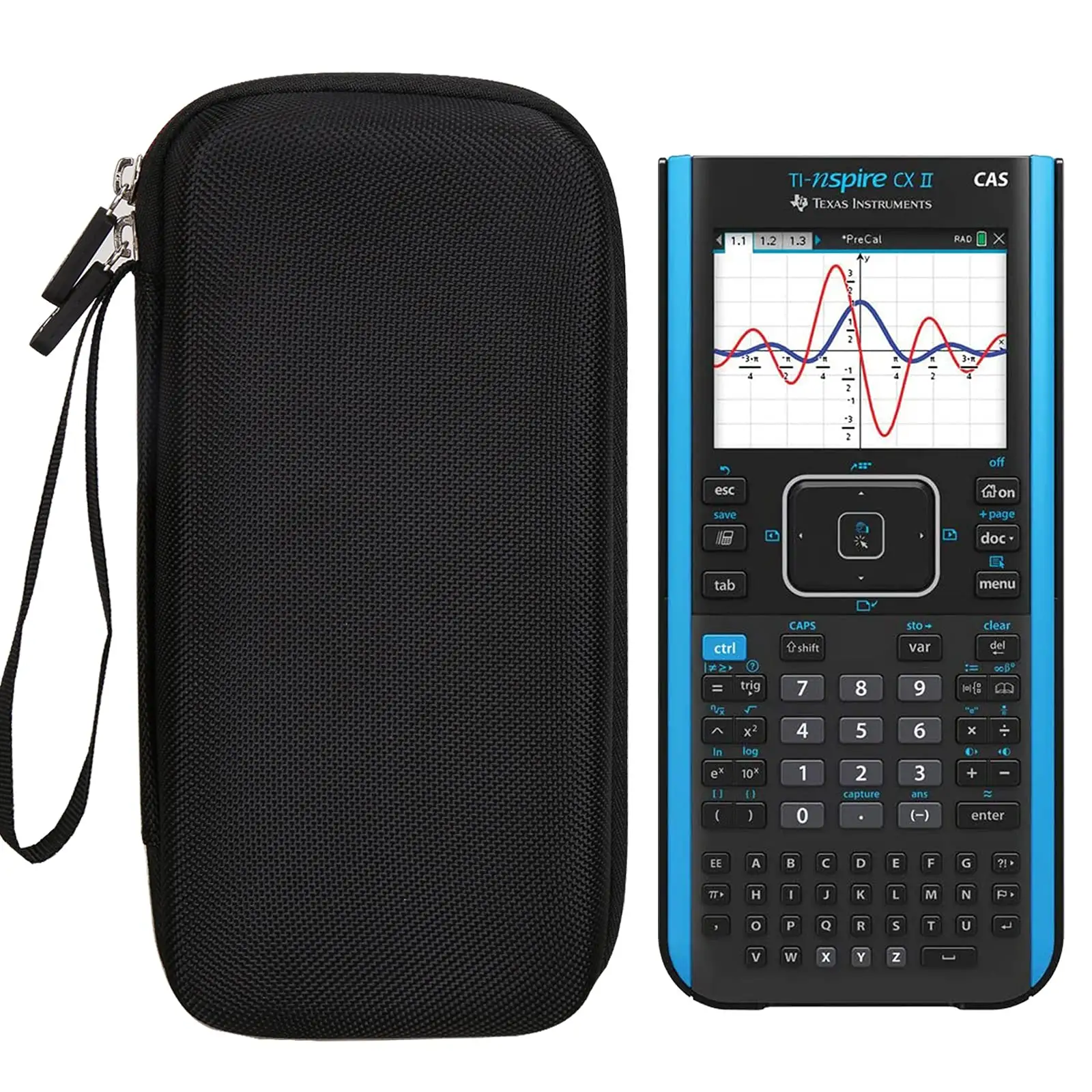 Custom Shockproof Eva Hard Shell Tool Case Carrying Storage Texas Instruments TI-84 Graphing Calculator Only Case