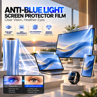 Filter Layar Privasi 2 Arah untuk Monitor Meja Anti-Spy Anti-Silau Pelindung Layar PET 21,5 Inci 23,8 Inci 27 Inci