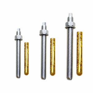 Cheville chimique à capsule zinguée pour fixation de barrières de ponts et de supports de tunnels – Vente en gros usine, approvisionnement en vrac - Product Image 1