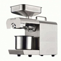 Mini-machine domestique d'extraction d'huile pour le traitement des céréales, petite presse à huile à froid pour arachides