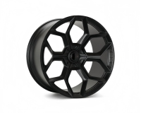 Jantes forgées NL5 20/21 pouces 1 pièce, PCD 5*112/5*130 CB70.2, finition noir satiné brillant, compatibles Lamborghini Huracan Revuelto