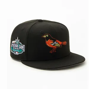 Tùy Chỉnh Thêu Pro Mũ Mũ Snapback Thể Thao Mũ Phong Cách Mới Bóng Chày Được Trang Bị Mũ