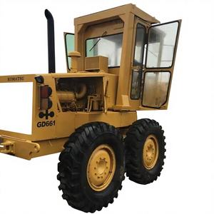 Motoniveladora Usada Komatsu GD661 Fabricada en China en 2016 con Motor y Bomba para Construcción de Carreteras - Product Image 1