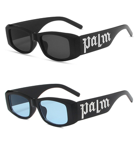 แว่นกันแดดแฟชั่นทรงสี่เหลี่ยม ฮิปฮอป วินเทจ สตีมพังก์ สีสันสดใส ลายตัวอักษรแบรนด์ดัง P-lam 2026 - Product Image 3