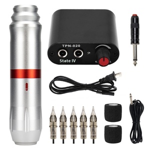 Kit de machine à tatouer pour débutants, moteur électrique, acier inoxydable, course de 3,5 mm, capacité de 10 ml, équipement de pratique pour la broderie permanente - Product Image 4