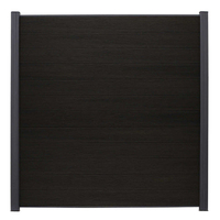 Clôture en composite bois-plastique d'extérieur haute performance, écologique, durable, imperméable, style moderne pour jardin et patio