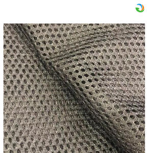 100% Polyester Jacquard dur Tulle maille tissu Nylon élastique rideau pour filles noir holographique puissance maille fabrication facile - Product Image 6