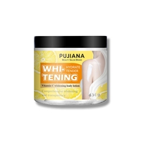 Lotion corporelle hydratante PUJIANA Orange VC en gros : Élimine le teint terne et jaunâtre, transforme la peau terne et jaunâtre en peau claire et éclatante
