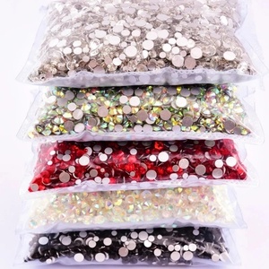 Offre Spéciale – Lot de 14400 Strass en Verre à Dos Plat (Non Thermocollants) Tailles Mixtes SS3-SS20, Couleur Argentée, pour Nail Art et Bricolage - Product Image 6