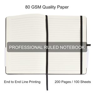 High Quality Hardcover A5 <b>Journal</b> Custom PU Leather Notebook with 100 Sheets for Students Gift - Product Image 4