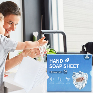 Thảo dược thơm xách tay tay xà phòng tấm dùng một lần du lịch tắm xà phòng <span class=keywords><strong>paper</strong></span>_slices bọt xà phòng giấy tờ - Product Image 1