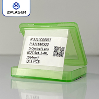 Lentille de protection laser à fibre ZPLASER originale Raytools 24,9*1,5 27,9*4,1, boîte verte pour tête de découpe laser à fibre