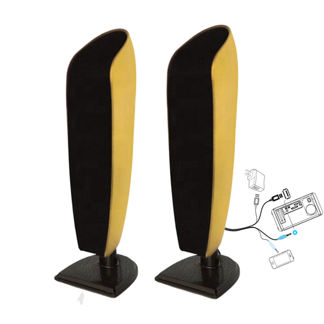 USB Speaker Stereo Computer Laptops Tablets Desktop PC Speaker Bass Vertical Sound bar Factory