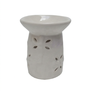 Diffuseur d'huiles essentielles en céramique, lampe aromatique avec support pour bougie chauffe-plat, écologique, pour la maison, la chambre à coucher, la décoration de mariage - Product Image 1