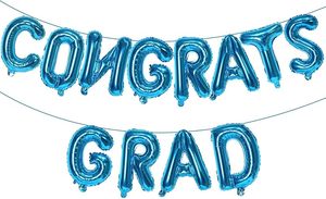 Striscione di Congratulazioni per Laureati da 16 Pollici Nero con Palloncini e Lettere Decorative per Festa di Laurea 2026 - Product Image 6