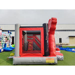 Structure gonflable populaire pour adultes, château gonflable de <span class=keywords><strong>jeu</strong></span> sportif, château gonflable <span class=keywords><strong>héros</strong></span> de dessin animé avec toboggan - Product Image 3