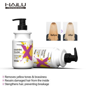HaiLu all'ingrosso <span class=keywords><strong>Shampoo</strong></span> viola 500Ml rimuovere giallo Anti-ingiallimento colorante parrucchiere qualità marchio privato Made in Italy - Product Image 3