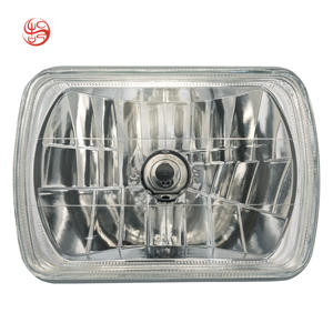 Phares carrés 6052/6054/7 pouces avec faisceau haut/bas 6*7, compatibles HILUX, ampoules <span class=keywords><strong>LED</strong></span> neuves 55W pour H4/P43 - Product Image 2