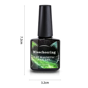 Vernis à ongles gel effet œil de chat diamant réfléchissant, effet cristal laser, longue tenue, brillance éclatante, pour usage professionnel en salon de manucure - Product Image 6